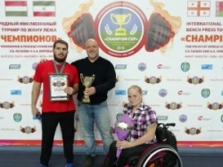 ПЕТЕРБУРГСКИЙ ПАРАЛИМПИЙСКИЙ ТЯЖЕЛОАТЛЕТ ВЗЯЛ БРОНЗУ НА «КУБКЕ ЧЕМПИОНОВ»